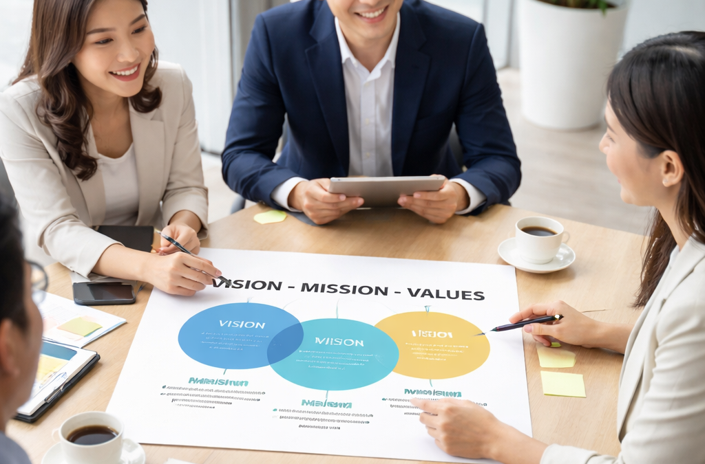 Crafting of Vision,  Mission and Core  Values
